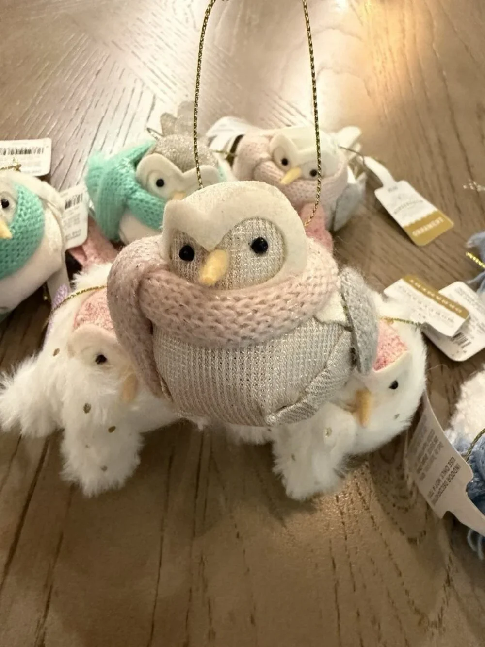 Target Wondershop Feathery Friends Felt Bird Christmas Ornaments Lot of 8 Mini